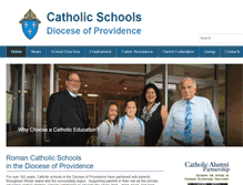 Tablet Screenshot of catholicschools.org
